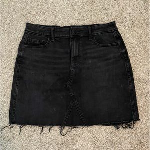 Old Navy Black Denim Skirt
